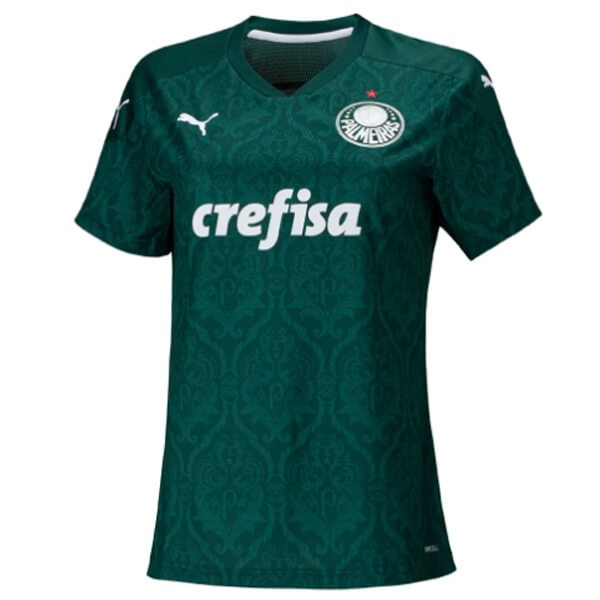 Tailandia Replicas Camiseta Palmeiras 1ª Mujer 2020/21 Verde